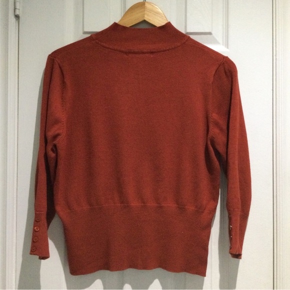 Jessica Women's Terracotta Cowl Neck Sweater - Picture 5 of 5